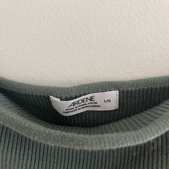 Ardene Ribbed Crop Tank Top - Picture 3 of 4